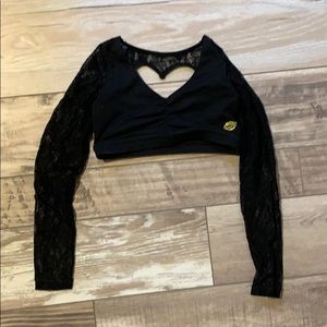 Girls dance crop top